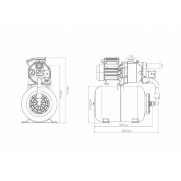 Джилекс Джамбо насос-автомат 4021 для водоснабжения-8