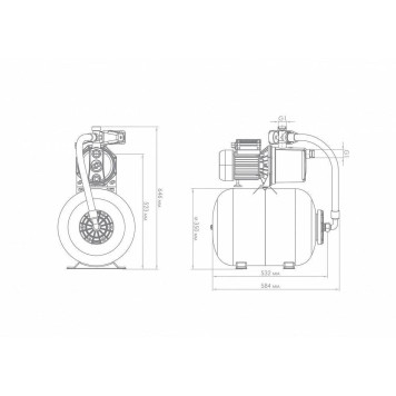 Джилекс ДЖАМБО насос-автомат 4752-8