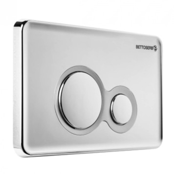 Клавиша смыва PESTAN BETTOSERB Jerez, хром. матовый/хром. глянец