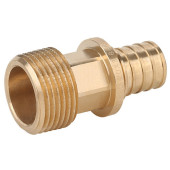 Переходник Gappo с наружной резьбой бронзовый 32-R 3/4