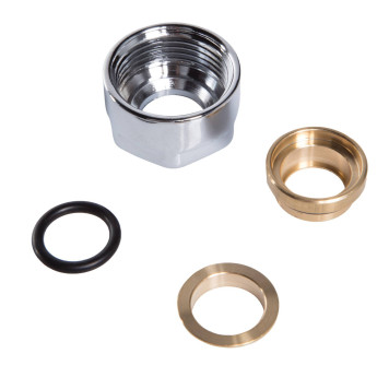 Набор подключения арматуры Royal Thermo Design (Хром) к монтажной трубке (15 мм - 1/2 ВР)-2