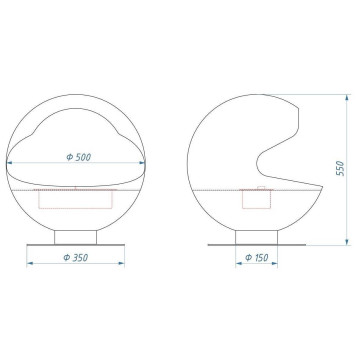 Биокамин Firelight BFP/F-55 Sphere