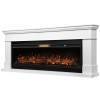 Каминокомплект: Очаг Royal Thermo Aurora RTFP/P-AR60LS, портал California 60 W, белый