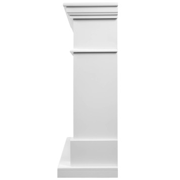Каминокомплект: Очаг Royal Thermo Aurora RTFP/P-AR60LS, портал California 60 W, белый-2