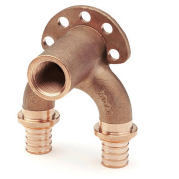 Угольник REHAU проточный настенный ВР 16/16-1/2 длинный RX + , бронза