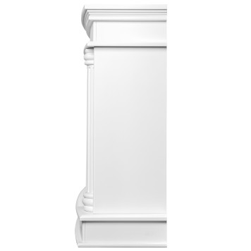 Каминокомплект: Очаг Electrolux EFP/P-3620LS, портал Olympia 42/40/36, белый-2