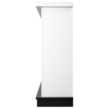 Каминокомплект: Очаг Electrolux Infinity EFP/P-1600ULS N, портал Canto Long белый, черный-2