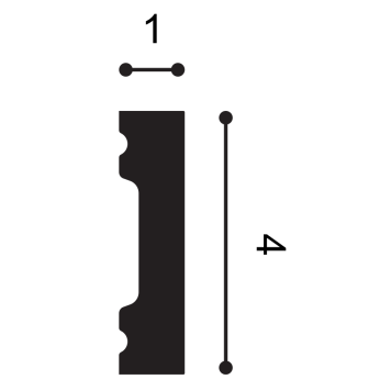 Плинтусы SX162F SQUARE-4