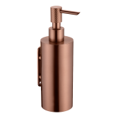 Boheme Uno Дозатор жидкого мыла, подвесной, латунная колба, цвет: brushed bronze 10977-BRB
