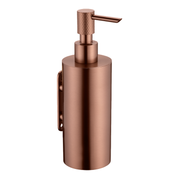 Boheme Uno Дозатор жидкого мыла, подвесной, латунная колба, цвет: brushed bronze 10977-BRB