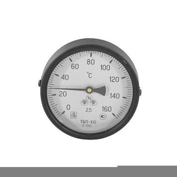 Термометр биметалл ТБП-Т 160С Дк100 L=100 G1/2 осев ЗТП Минск