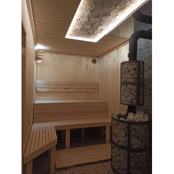Печь для бани PROMetall Атмосфера L сетка нержавейка-4