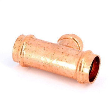 Тройник пресс IBP 28х22х28 медь-3