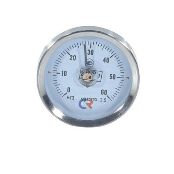 Термометр биметалл БТ-30.010 60С Дк63 накладной Росма 00000002386