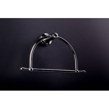 Boheme Puro Полотенцедержатель округлый подвесной, цвет: хром 10705-1