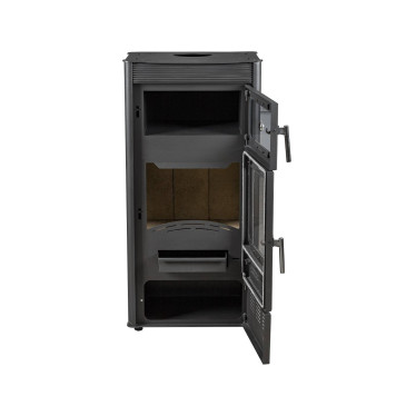 Печь-камин HOSSEVEN ROSE OVEN ANTHRACITE-2