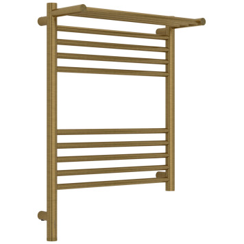 Сунержа Богема 3.1 с 1 полкой Полотенцесушитель элект. 50х60h см левое цвет: состаренная латунь браш 051-6006-6050