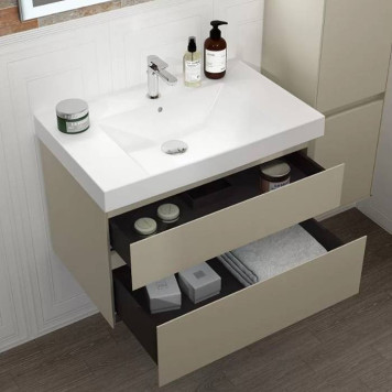 Kerama Marazzi Cubo Раковина подвесна 80.5х48.5см., без отв., цвет: белый глянцевая-2