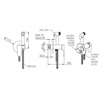 Душ гигиенический Remer Class Line хром-2
