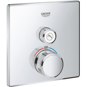 29123000 Grohtherm SmartControl Внешняя часть термостатического смесителя на 1 выход, хром 29123000