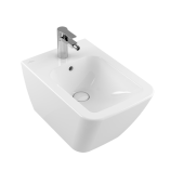 Биде, Villeroy Boch, Finion, подвесной, шгв 375-560-315, CeramicPlus, цвет биде-альпийский белый (белый Alpin)