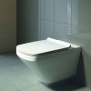 Duravit DuraStyle Унитаз подвесной 62х37см., безободковый, удлиненный, с креплением, с покрытием WonderGliss, цвет: белый. 25420900001