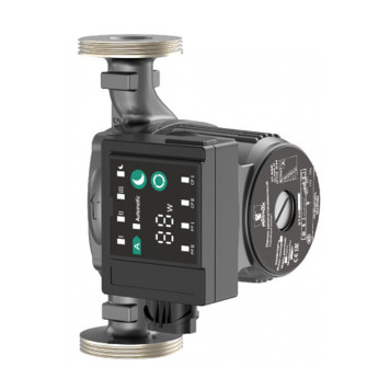 Циркуляционный насос, PUMPMAN, STAR25/4A с частотным регулированием скорости вращения, мощность 5-22 Вт, 1, автоматическая регулировка частоты вращения, пропорционального и постоянного давления, фиксированный и ночной режим, макс.давление 10 бар, макс. t