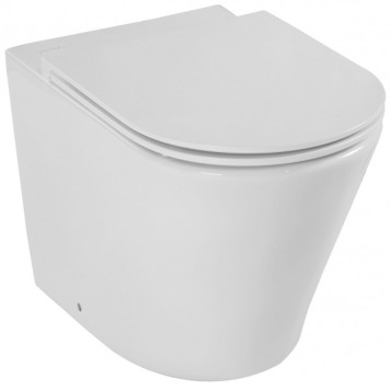 EDAA102-00 Rodin+ Приставной унитаз со стандартным ободом, белый EDAA102-00