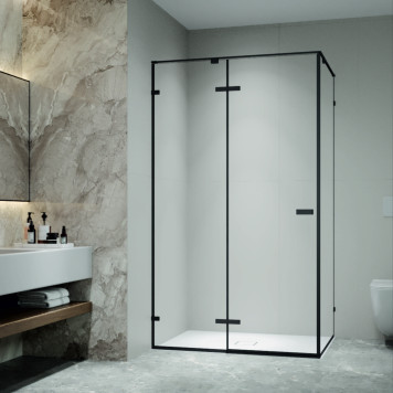 Душевой уголок с распашной дверью на петлях - RGW SV-040B 1200x1000