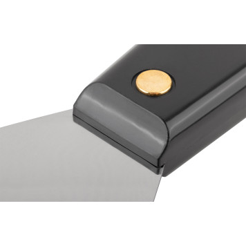 Шпатель для удаления ржавчины Профи, толщ. лезвия 1 мм, пластик.ручка с метал.бойком 3 (75 мм)-7