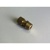 Резьбовое соединение Ofix-Oil, R 3/8х8мм, проходное, латунь