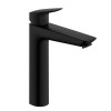 Hansgrohe Logis Смеситель для раковины, 1 отв., с донным клапаном, цвет: черный матовый. 71090670