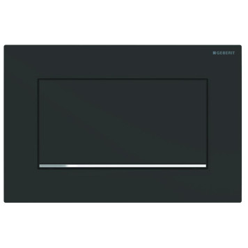 115.893.14.1 Смывная клавиша Sigma 30 NEW смыв-стоп к 111.300/350/361/362/380/390/796 не оставляет отпечатков пальцев,черный мат/глянц хром/черный мат 115.893.14.1