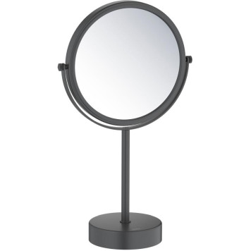 AQ4914MB зеркало косметическое настольное 5х, матовый черный AQ4914MB