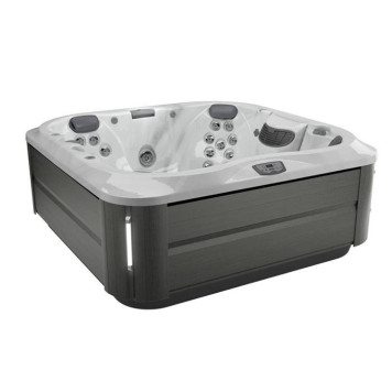 Jacuzzi J335 Минибассейн 214х214хh94см, отдельностоящий, гидро/аэромассаж, подсветка, стереосистема, CLEARRAY, MSFoam, нагреватель, с крышкой, отделка: platinum / smoked ebony. 903002410, ZP12ZY0EW40-1