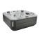 Jacuzzi J335 Минибассейн 214х214хh94см, отдельностоящий, гидро/аэромассаж, подсветка, стереосистема, CLEARRAY, MSFoam, нагреватель, с крышкой, отделка: platinum / smoked ebony. 903002410, ZP12ZY0EW40