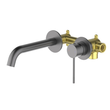 Timo 2372/18SM Saona Смеситель для раковины встроенный черное золото 2372/18SM