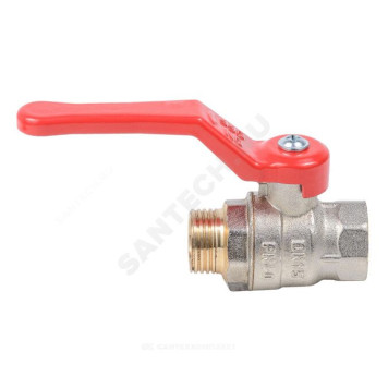 Кран шар лат Эксперт нк Ду32 Ру40 м/р полн рыч Dist Н124Р-7