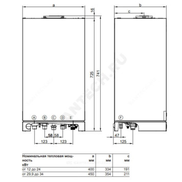 Котел газ наст 1/конт 29.9кВт Vitopend 100-W A1HB U Viessmann 7721373-1