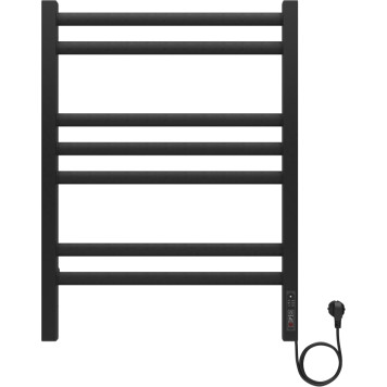 Поларис П7 500х700 электрический (quick touch) Полотенцесушитель Aquatek (черный муар) AQ EL KO0770BL