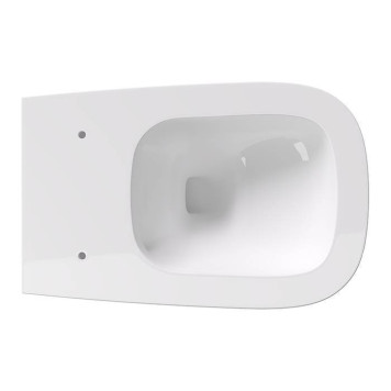 Alice Wunder Унитаз 53х31см., подвесной, безободковый, смыв aliflush+, с сиденьем и крышкой с микролифтом, с креплением Fischer WB-KliX, цвет: белый глянцевый. 45000101SET-5