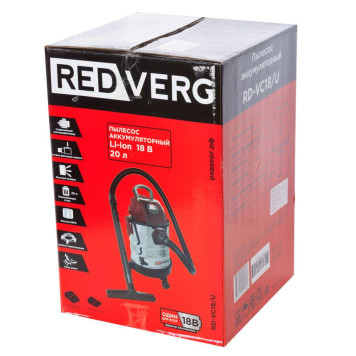 Пылесос аккумуляторный REDVERG RD-VC18/U (без акк, без з/у)-8