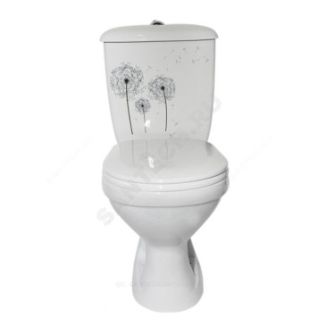 Унитаз-компакт Суперкомпакт к/вып н/под 1реж в/к PP одуванчик Оскол-1