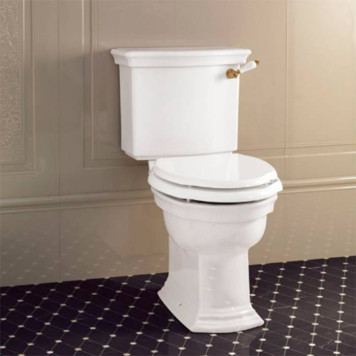 Devon Devon Westminster Унитаз моноблок 64x36,5 cм, горизонтальный выпуск, с бачком, фурнитура бронза