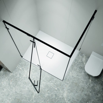 Душевой уголок с распашной дверью на петлях - RGW SV-040B 1200x1000-1