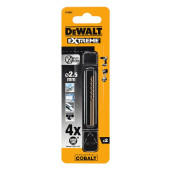 Сверло по металлу DeWalt COBALT Ф 2.5 DT4901 (2шт) (блистер)