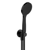 Gessi Emporio shower Душевой гарнитур, состоящий из вывода воды, держателя, шланга 1,5м и лейки, цвет: Black XL. 38723#299
