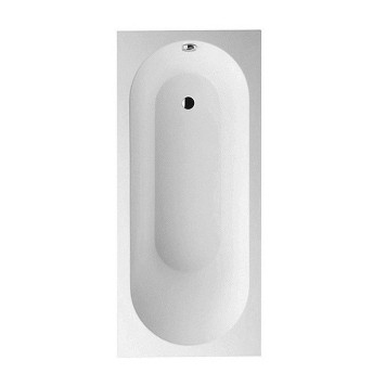 VilleroyBoch Oberon Ванна 170х75х45см., встраиваемая, слив, ножки, Quaryl, цвет: альпийский белый. UBQ170OBE2V-01-1