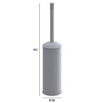 Boheme Uno Ершик подвесной, цвет: nickel brush 10984-NB-1