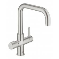 Смеситель для кухни GROHE Red U-излив со смесителем суперсталь 30097DC0 без бойлера